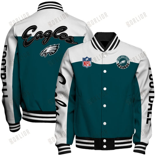 Philadelphia Eagles National Football League 2024 Face Any Weather Unisex Varsity Jacket