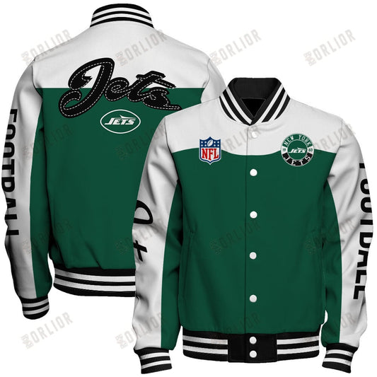 New York Jets National Football League 2024 Face Any Weather Unisex Varsity Jacket
