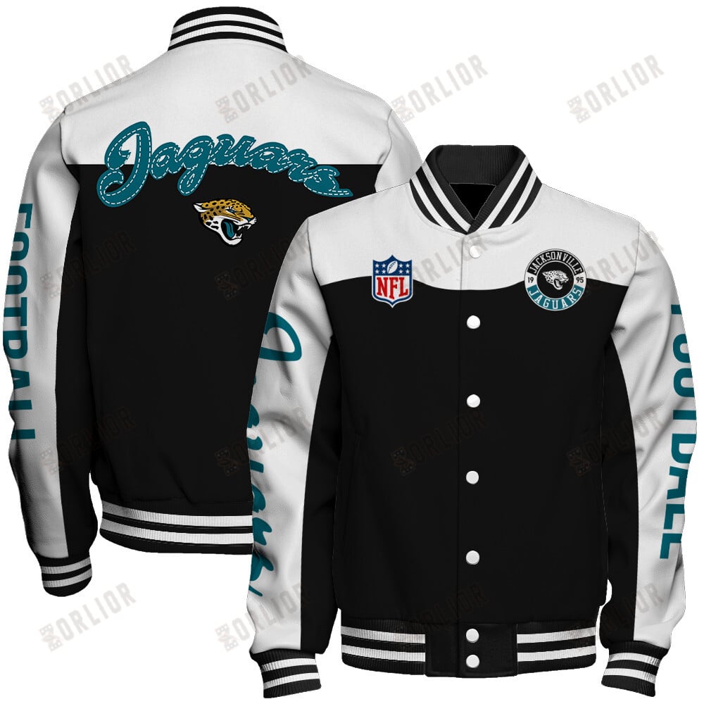 Jacksonville Jaguars National Football League 2024 Face Any Weather Unisex Varsity Jacket