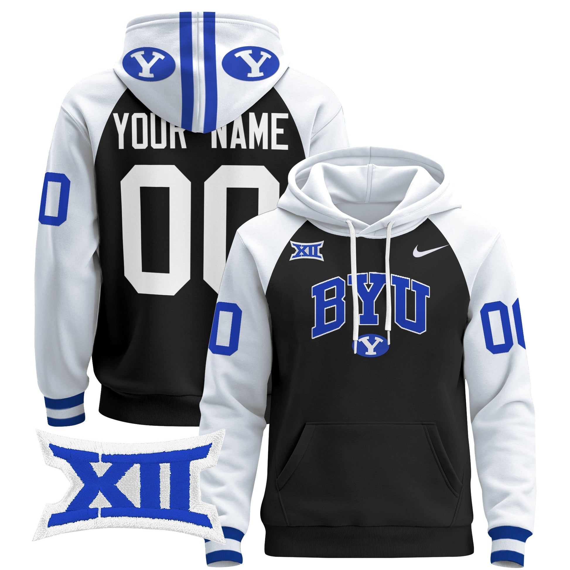 BYU Cougars 2024 Custom Pullover Hoodie V3
