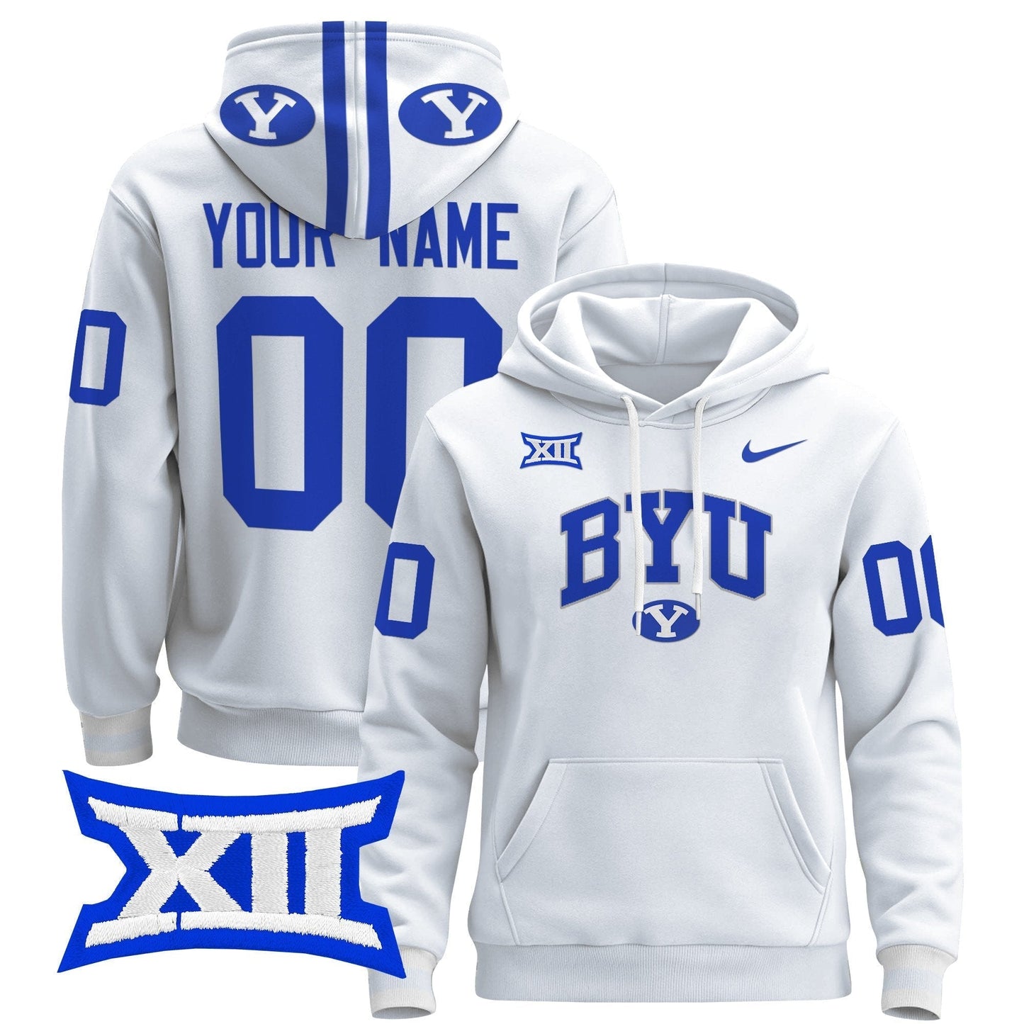 BYU Cougars 2024 Custom Pullover Hoodie V3