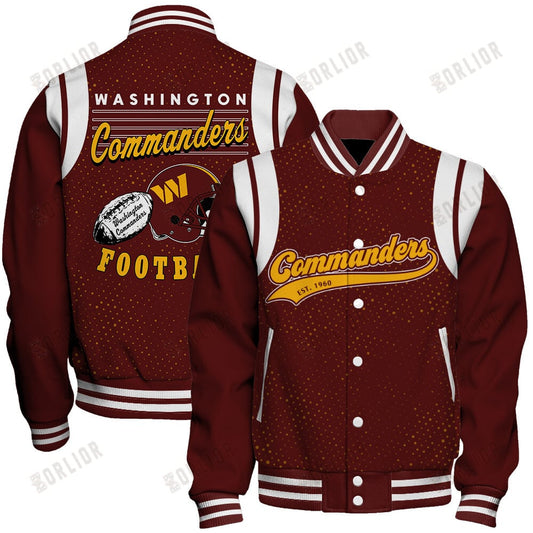 Washington Commanders National Football League 2024 Make Your Mark Unisex Varsity Jacket