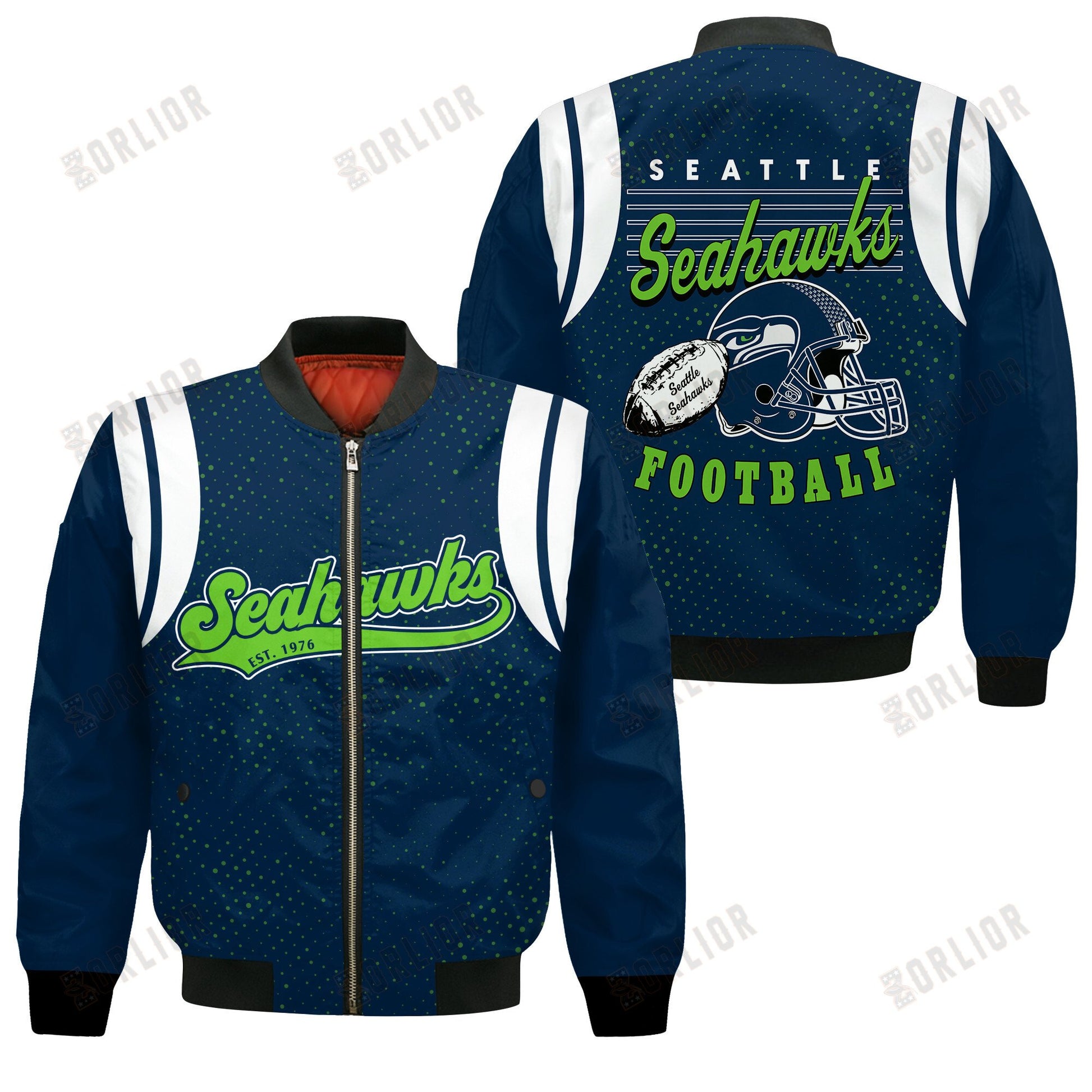 Seattle Seahawks National Football League 2024 Make Your Mark Bomber Jacket