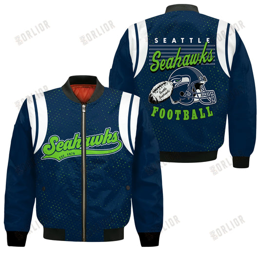 Seattle Seahawks National Football League 2024 Make Your Mark Bomber Jacket