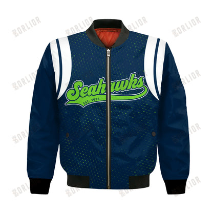 Seattle Seahawks National Football League 2024 Make Your Mark Bomber Jacket