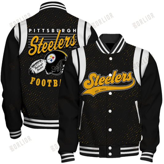 Pittsburgh Steelers National Football League 2024 Make Your Mark Unisex Varsity Jacket