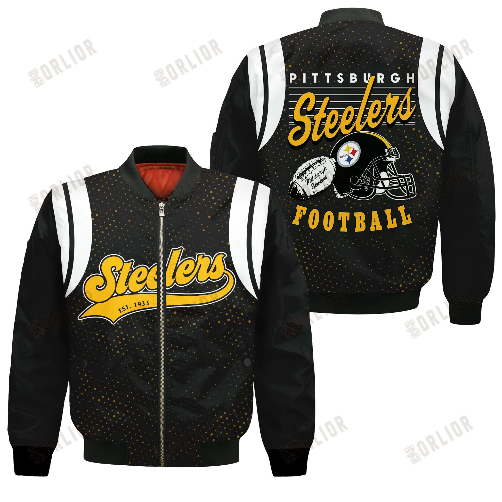 Pittsburgh Steelers National Football League 2024 Make Your Mark Bomber Jacket