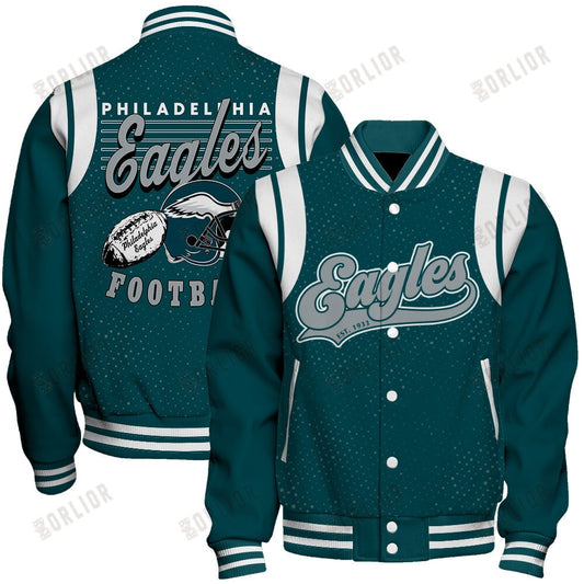Philadelphia Eagles National Football League 2024 Make Your Mark Unisex Varsity Jacket