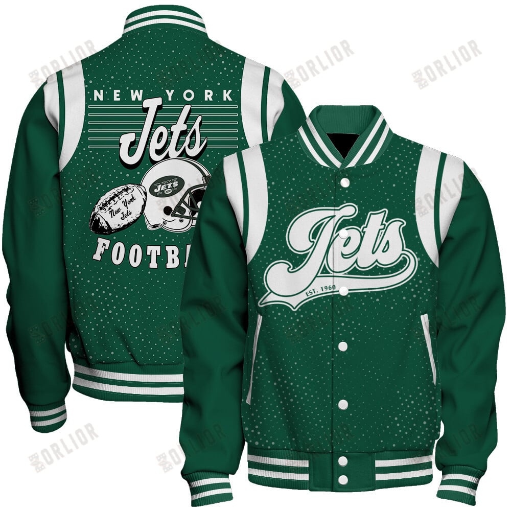New York Jets National Football League 2024 Make Your Mark Unisex Varsity Jacket