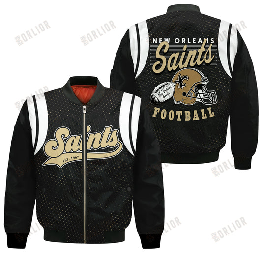 New Orleans Saints National Football League 2024 Make Your Mark Bomber Jacket