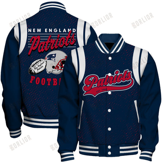 New England Patriots National Football League 2024 Make Your Mark Unisex Varsity Jacket