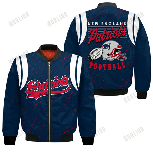 New England Patriots National Football League 2024 Make Your Mark Bomber Jacket