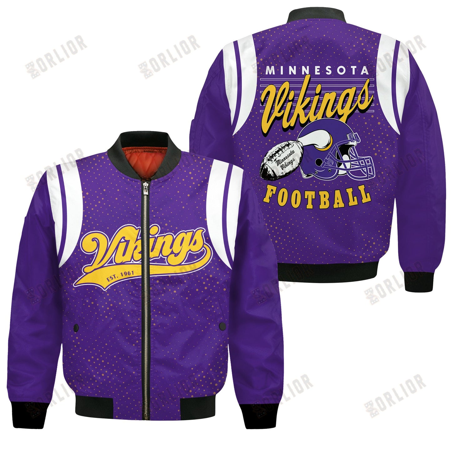Minnesota Vikings National Football League 2024 Make Your Mark Bomber Jacket