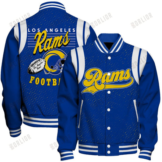 Los Angeles Rams National Football League 2024 Make Your Mark Unisex Varsity Jacket