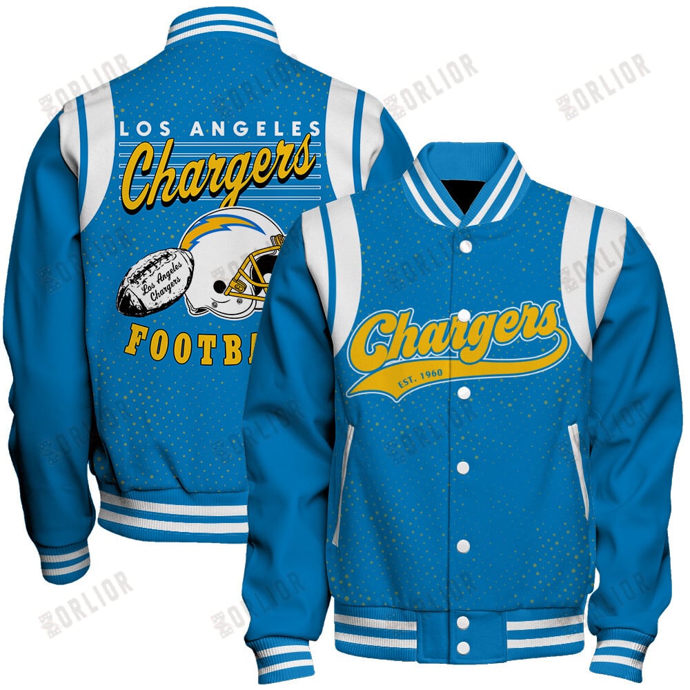 Los Angeles Chargers National Football League 2024 Make Your Mark Unisex Varsity Jacket