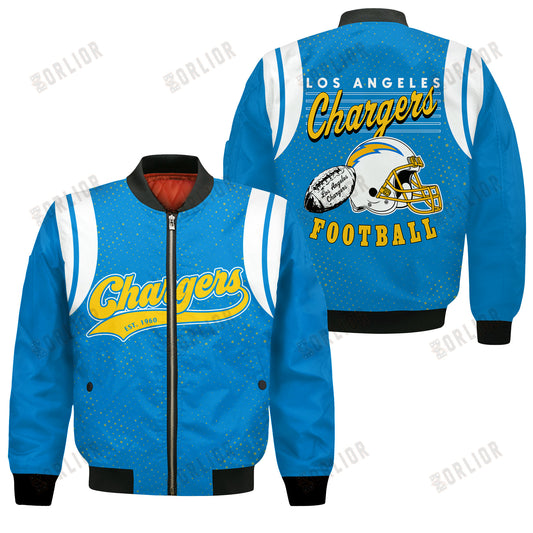 Los Angeles Chargers National Football League 2024 Make Your Mark Bomber Jacket