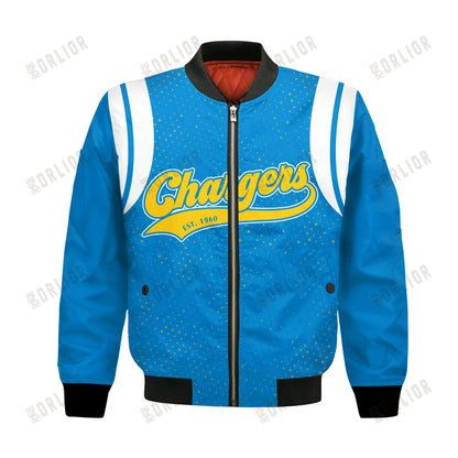 Los Angeles Chargers National Football League 2024 Make Your Mark Bomber Jacket