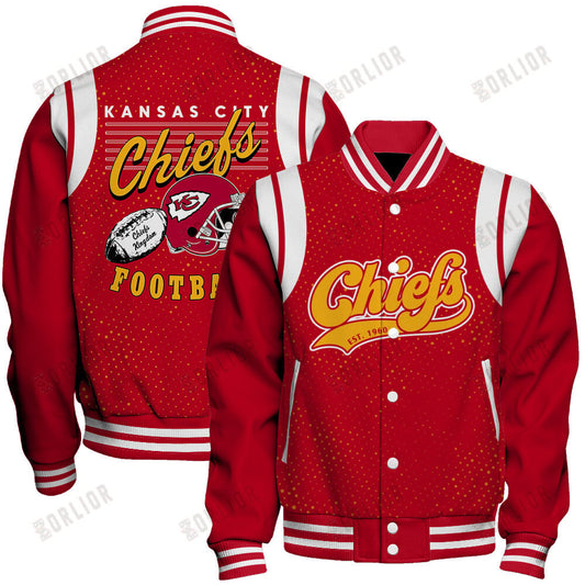 Kansas City Chiefs National Football League 2024 Make Your Mark Unisex Varsity Jacket