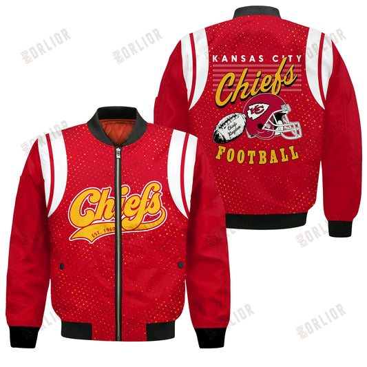 Kansas City Chiefs National Football League 2024 Make Your Mark Bomber Jacket