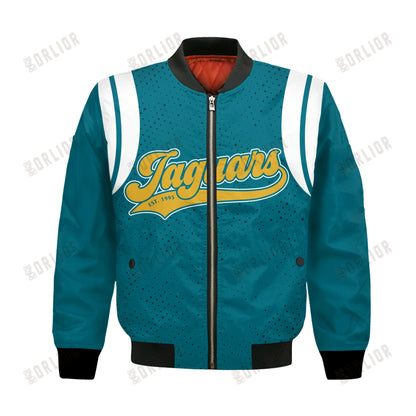 Jacksonville Jaguars National Football League 2024 Make Your Mark Bomber Jacket