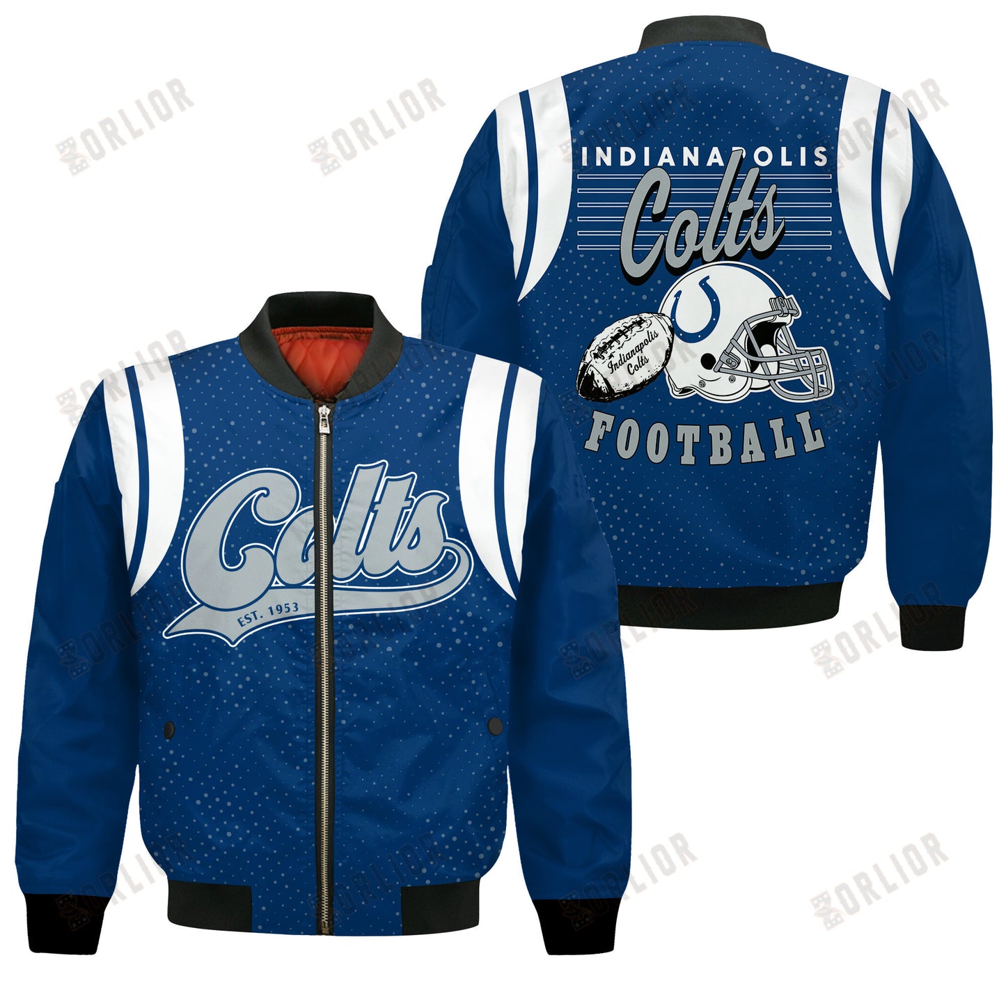 Indianapolis Colts National Football League 2024 Make Your Mark Bomber Jacket
