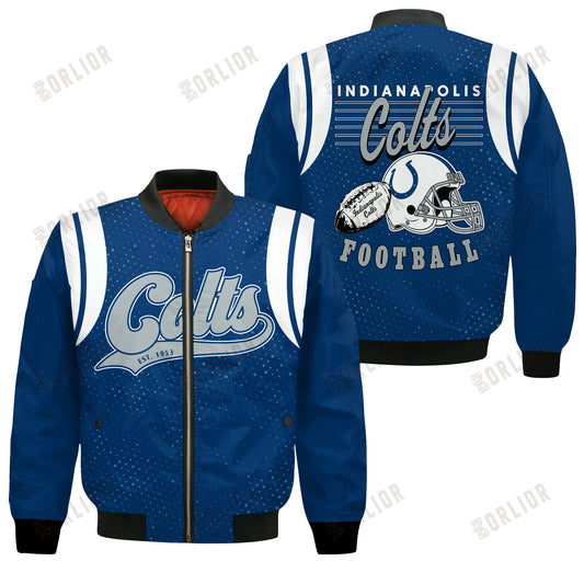 Indianapolis Colts National Football League 2024 Make Your Mark Bomber Jacket