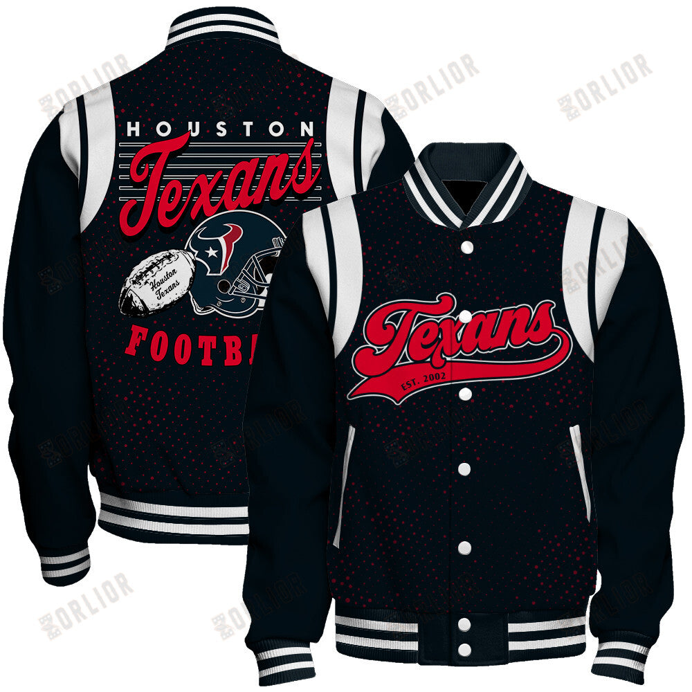 Houston Texans National Football League 2024 Make Your Mark Unisex Varsity Jacket