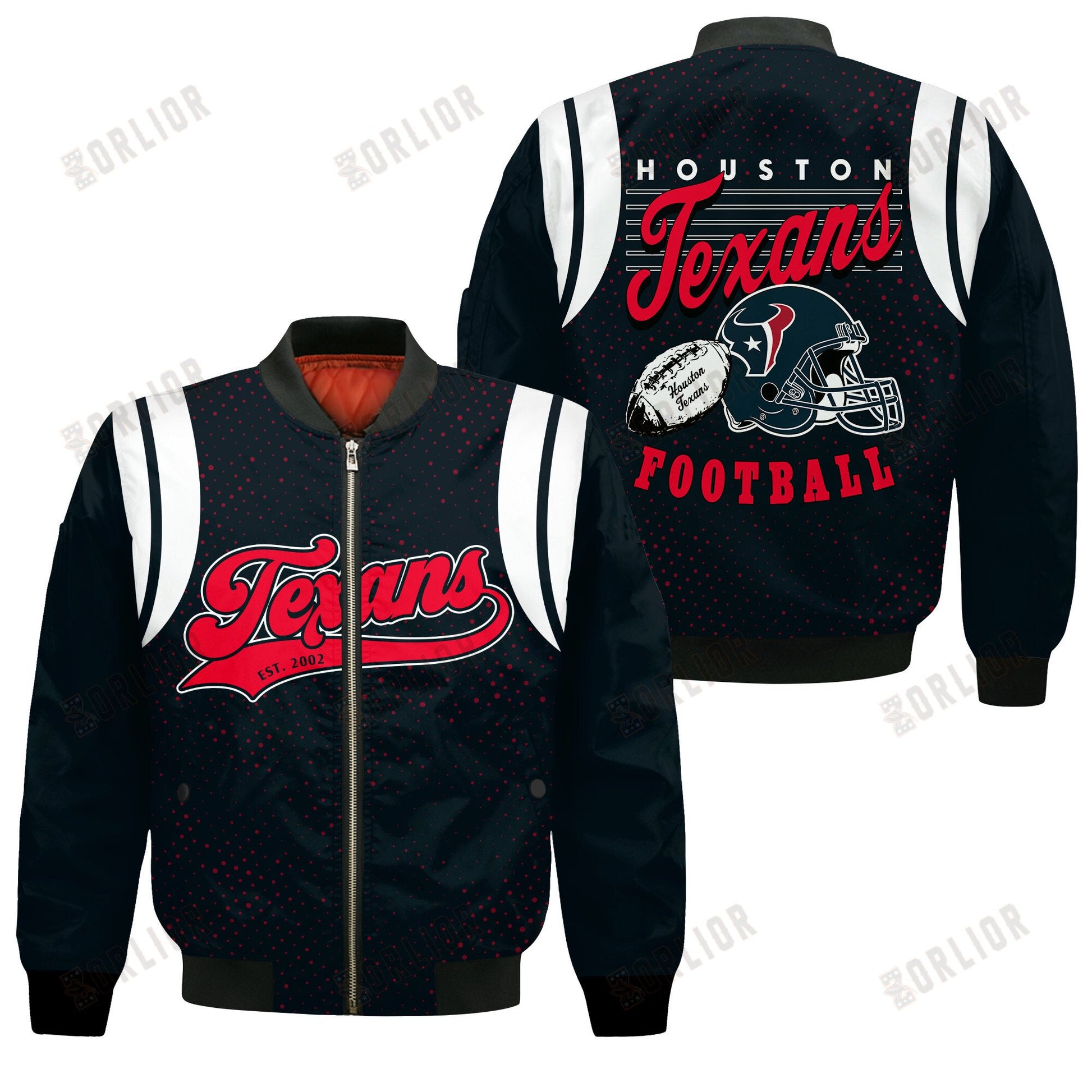Houston Texans National Football League 2024 Make Your Mark Bomber Jacket