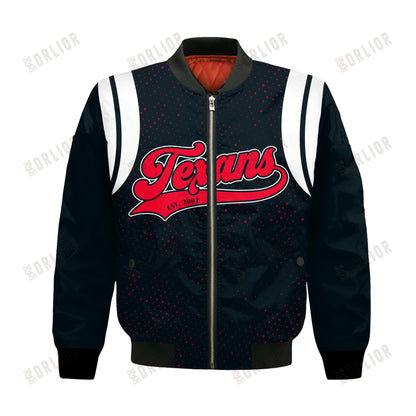 Houston Texans National Football League 2024 Make Your Mark Bomber Jacket