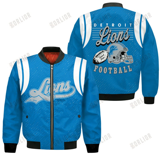 Detroit Lions National Football League 2024 Make Your Mark Bomber Jacket