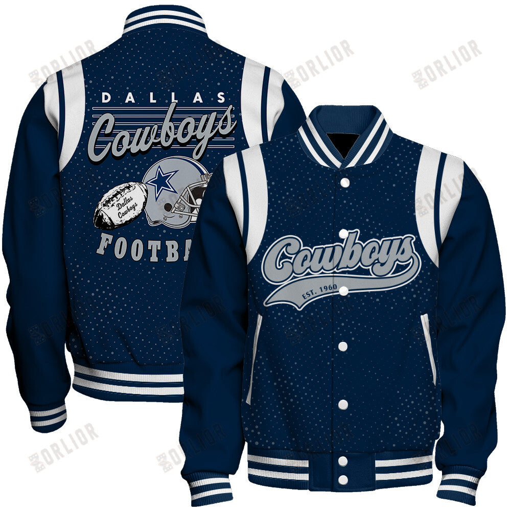 Dallas Cowboys National Football League 2024 Make Your Mark Unisex Varsity Jacket