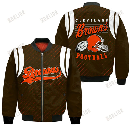 Cleveland Browns National Football League 2024 Make Your Mark Bomber Jacket