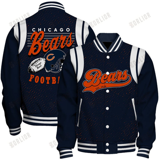 Chicago Bears National Football League 2024 Make Your Mark Unisex Varsity Jacket