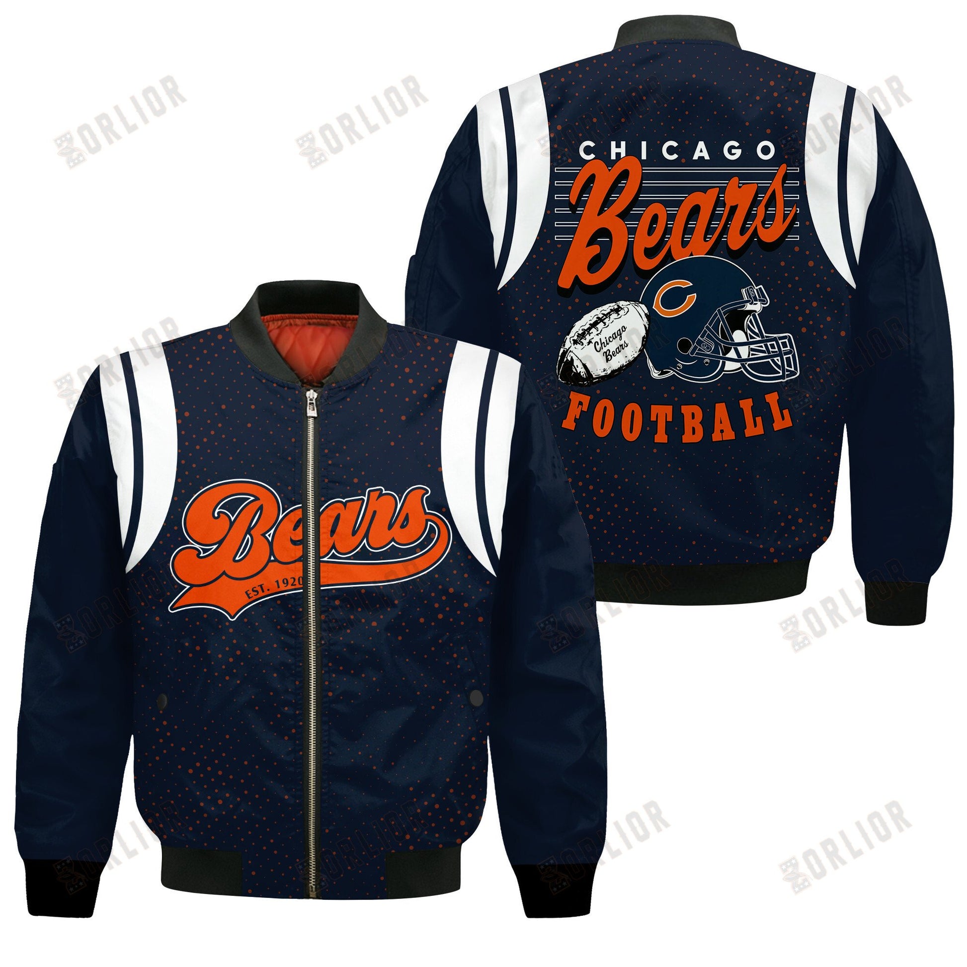 Chicago Bears National Football League 2024 Make Your Mark Bomber Jacket