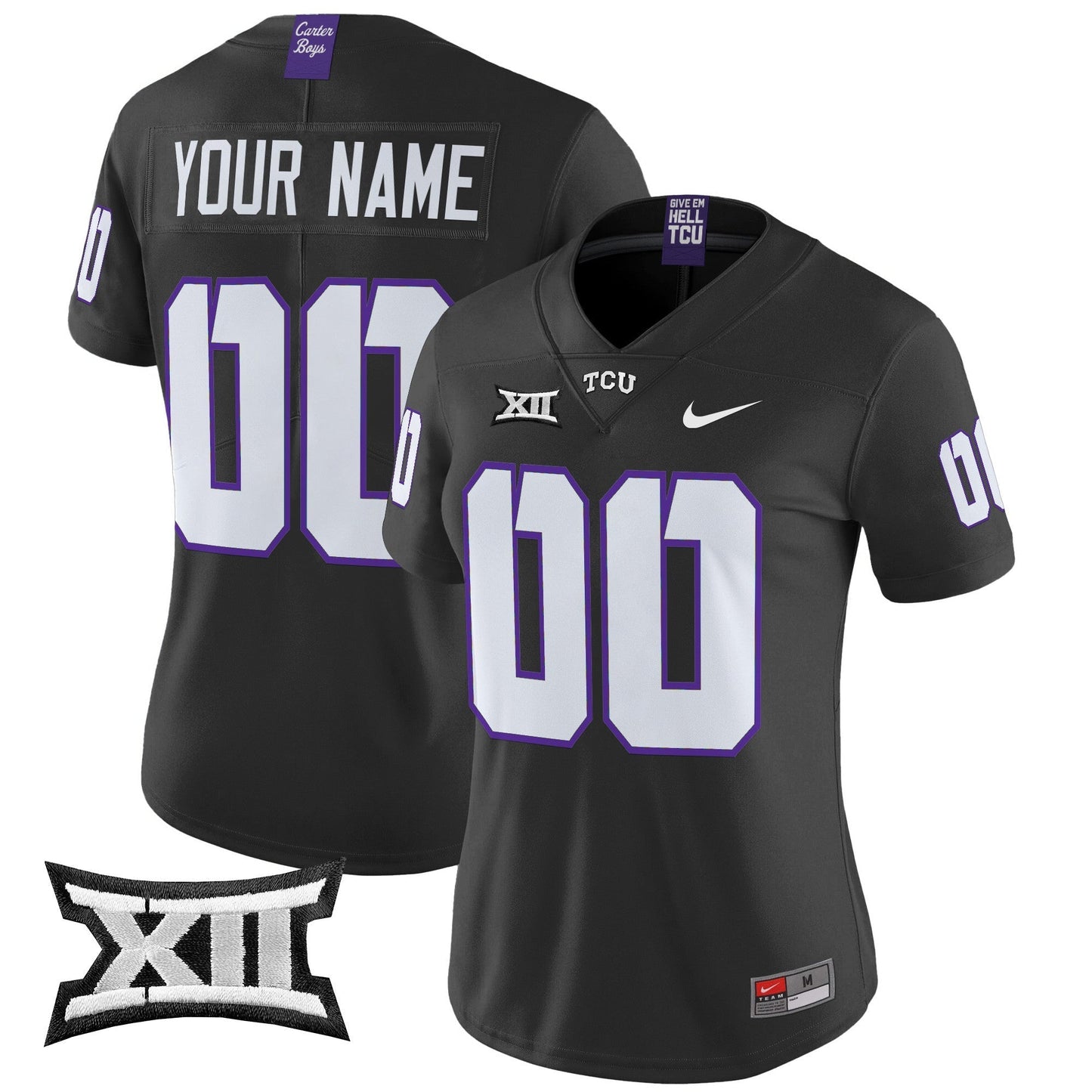 TCU Horned Frogs 2025 Vapor Limited Custom Jersey - All stitched