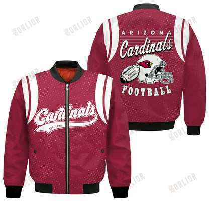 Arizona Cardinals National Football League 2024 Make Your Mark Bomber Jacket