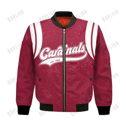 Arizona Cardinals National Football League 2024 Make Your Mark Bomber Jacket