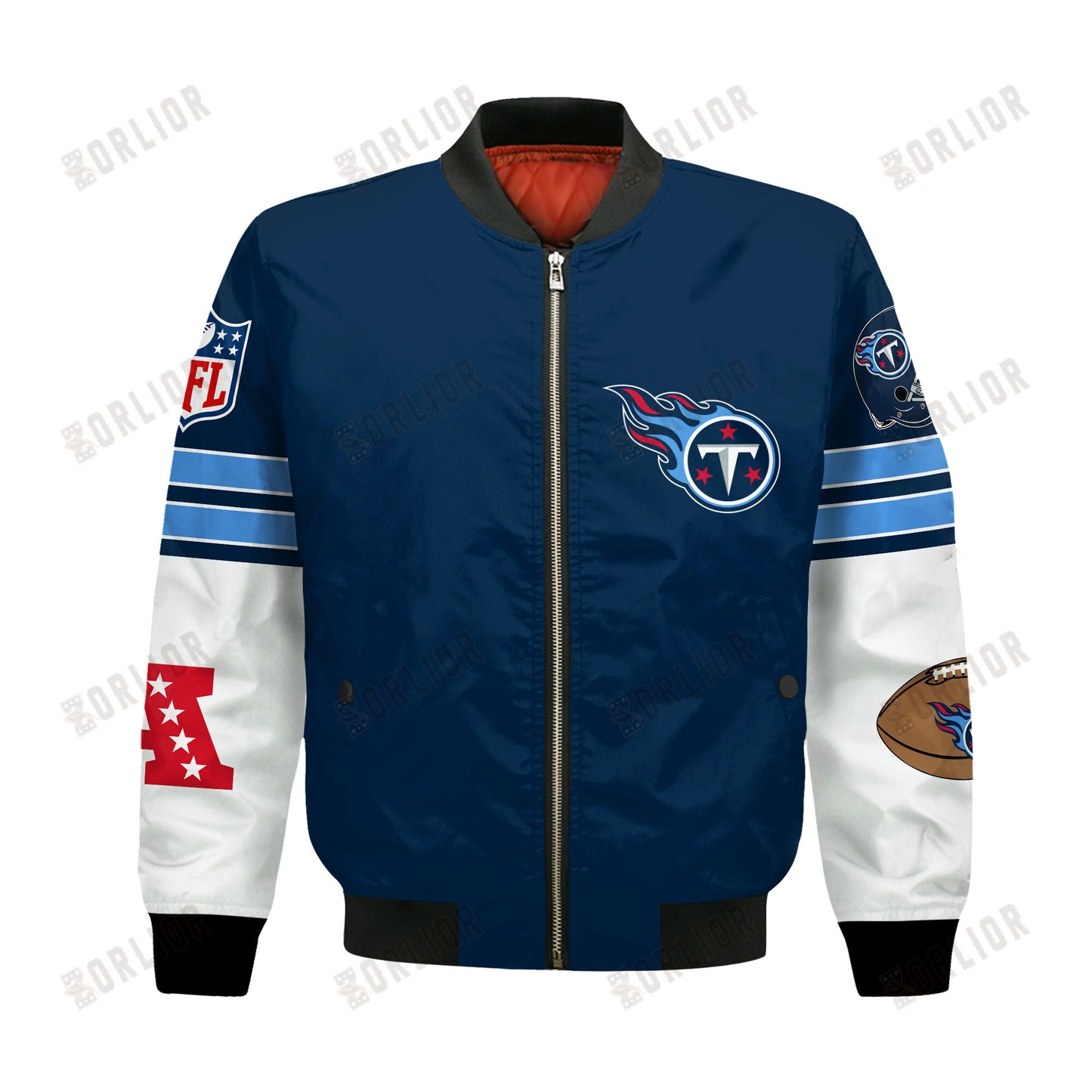 Tennessee Titans National Football League 2024 Feel The Power Bomber Jacket