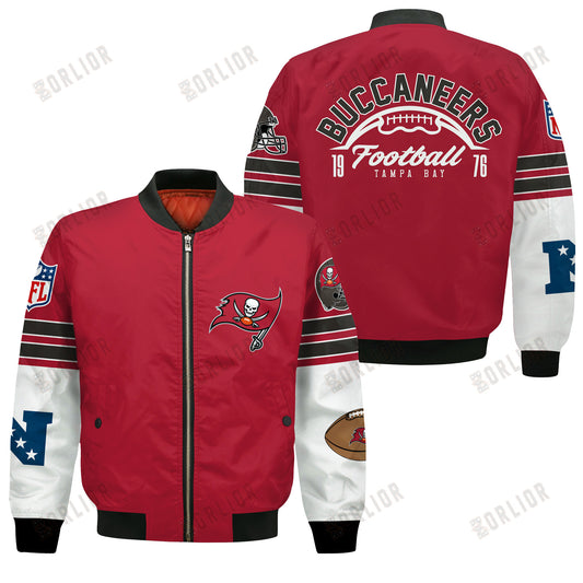 Tampa Bay Buccaneers National Football League 2024 Feel The Power Bomber Jacket