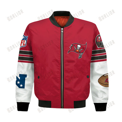 Tampa Bay Buccaneers National Football League 2024 Feel The Power Bomber Jacket