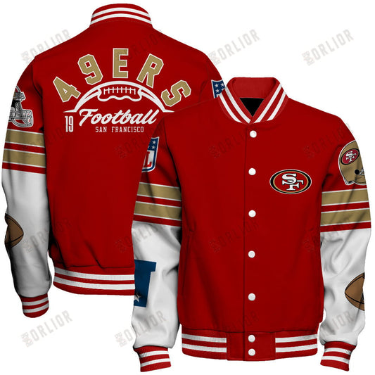 San Francisco 49ers National Football League 2024 Feel The Power Unisex Varsity Jacket