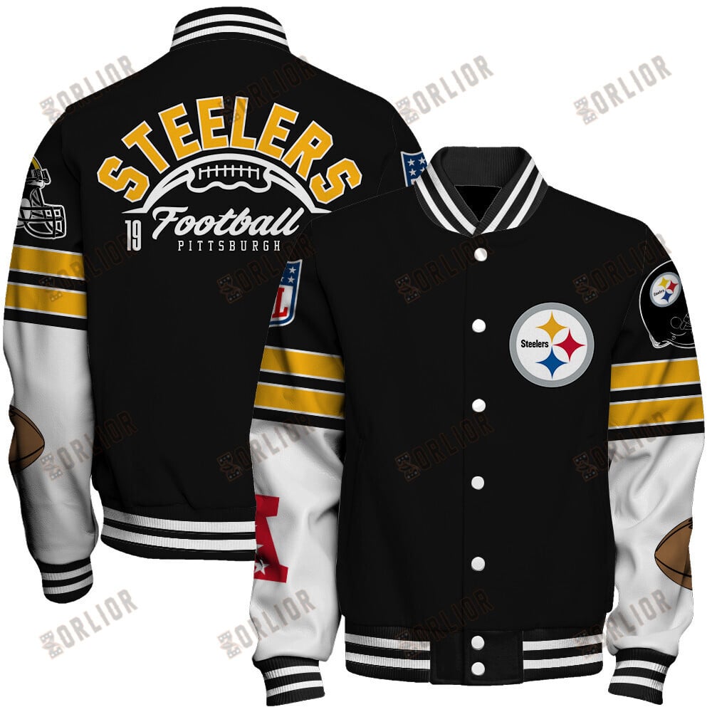 Pittsburgh Steelers National Football League 2024 Feel The Power Unisex Varsity Jacket