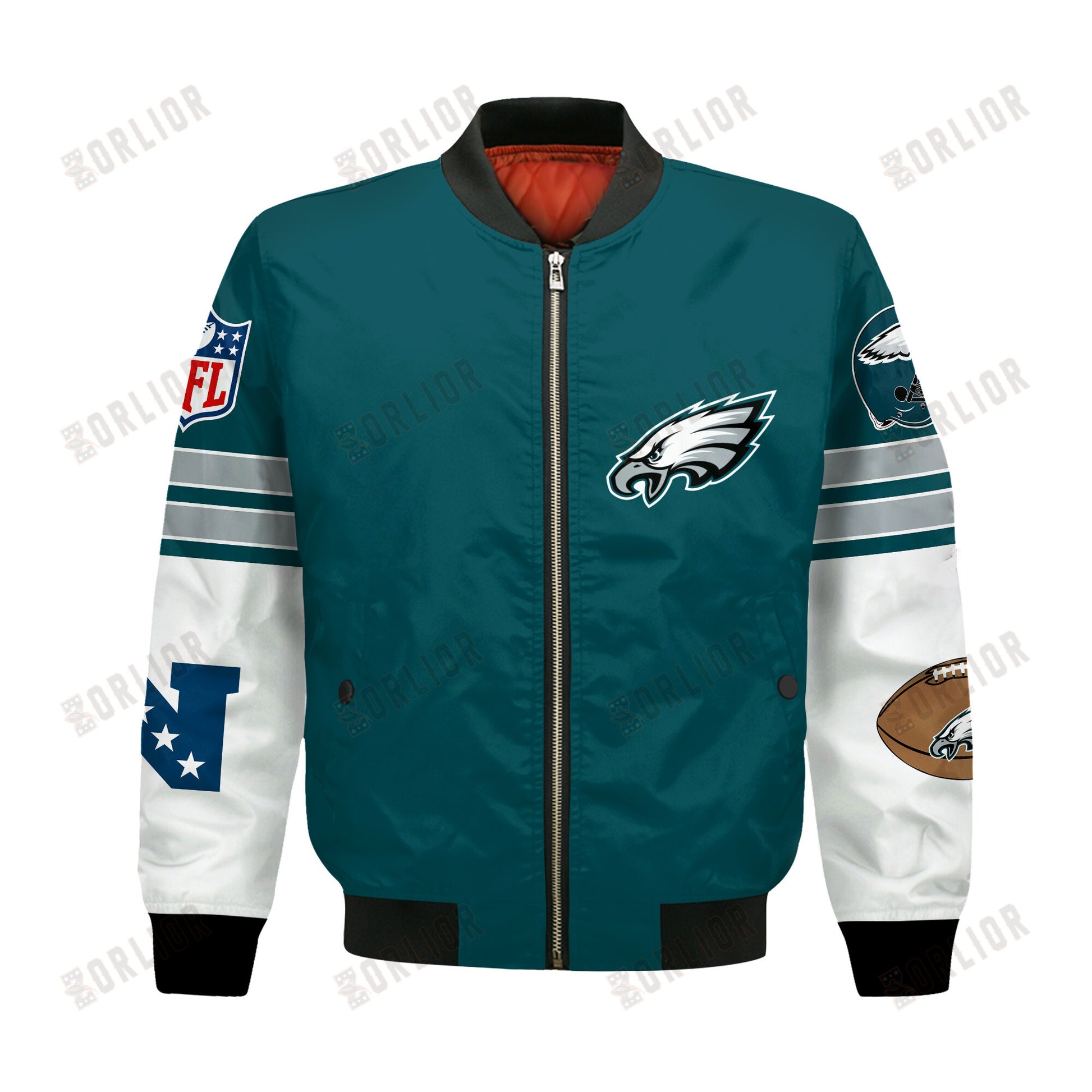 Philadelphia Eagles National Football League 2024 Feel The Power Bomber Jacket