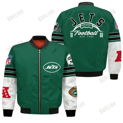 New York Jets National Football League 2024 Feel The Power Bomber Jacket