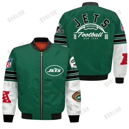 New York Jets National Football League 2024 Feel The Power Bomber Jacket