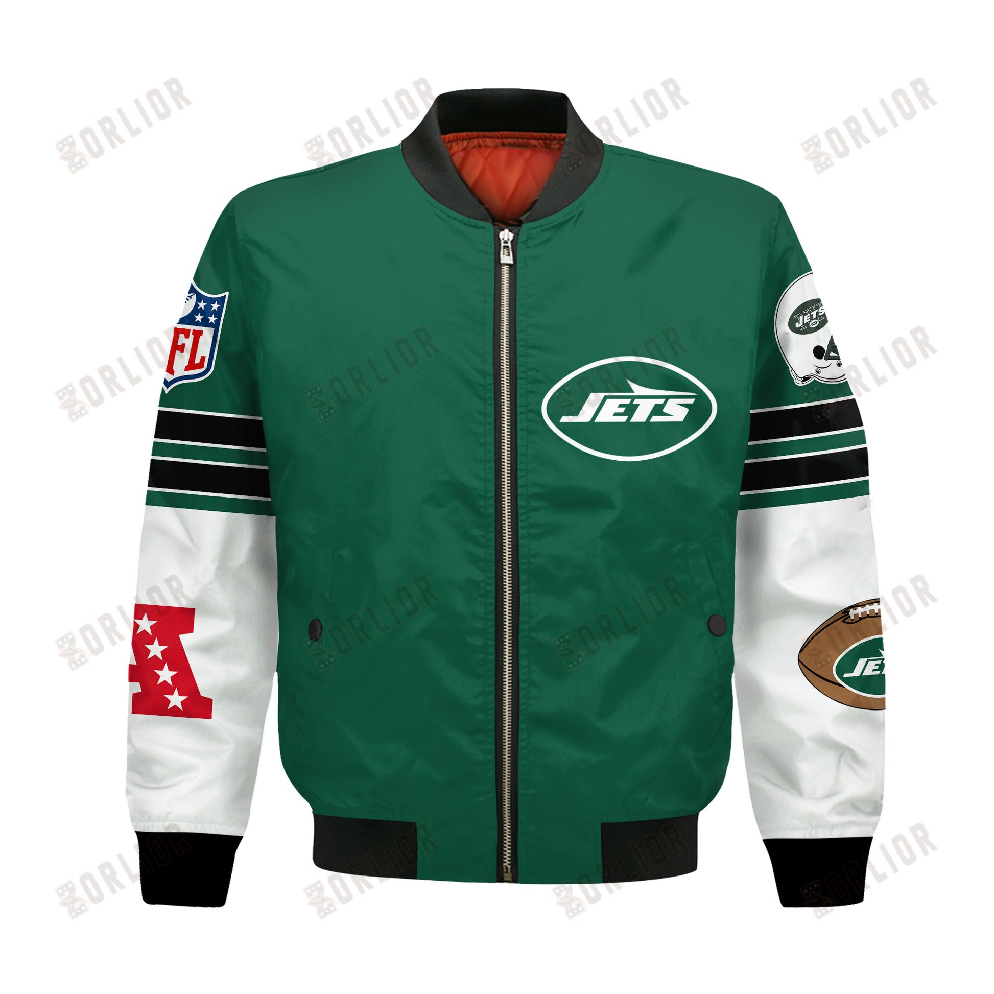 New York Jets National Football League 2024 Feel The Power Bomber Jacket