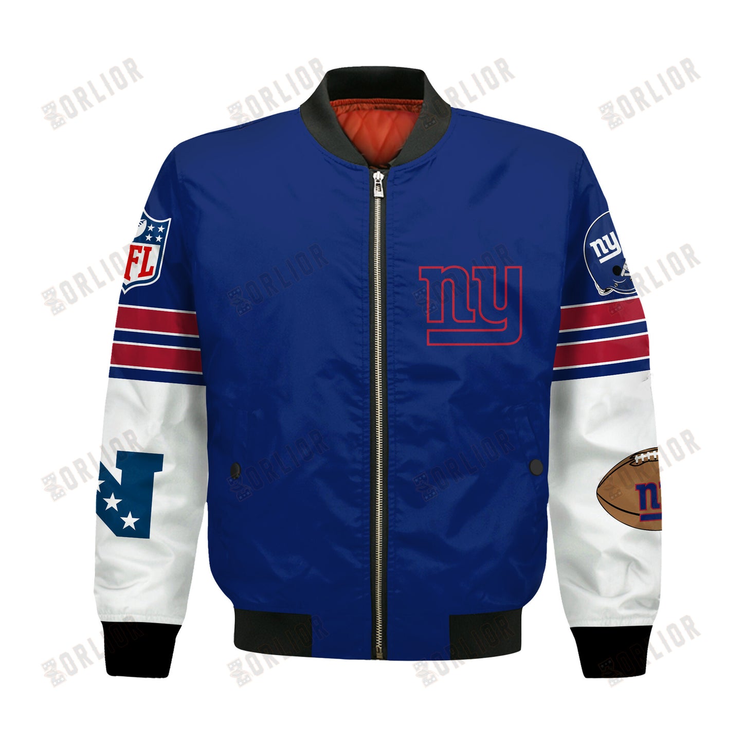 New York Giants National Football League 2024 Feel The Power Bomber Jacket