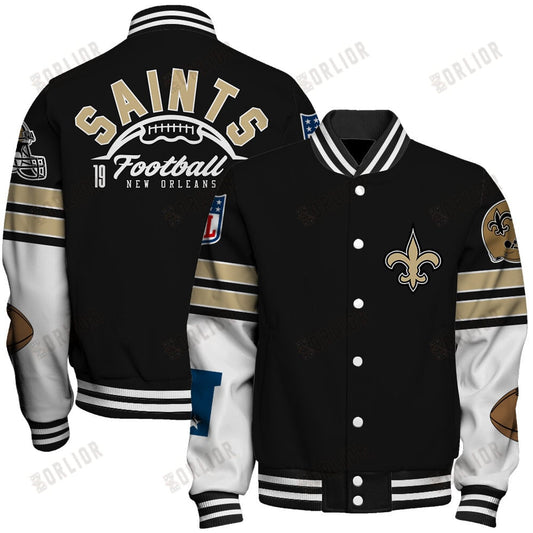 New Orleans Saints National Football League 2024 Feel The Power Unisex Varsity Jacket