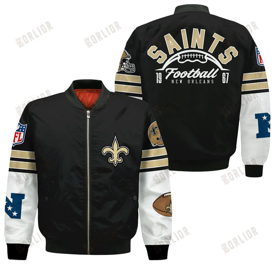New Orleans Saints National Football League 2024 Feel The Power Bomber Jacket