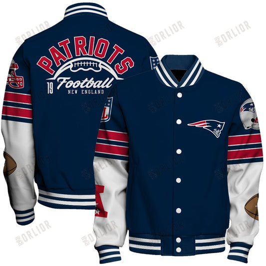 New England Patriots National Football League 2024 Feel The Power Unisex Varsity Jacket